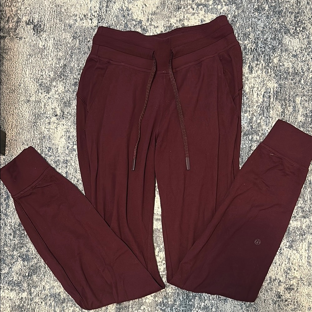 Lululemon Athletica Maroon Joggers